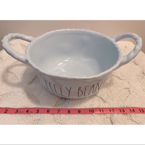 Rae Dunn Baby Blue JELLY BEANS Ceramic Bas… - Picture 2 of 6